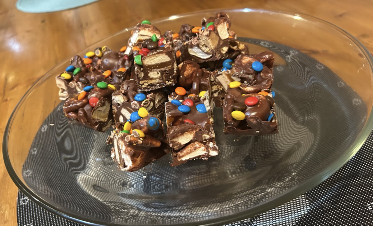 Halloween Candy Fudge Bars, Image Credit: Ember Reiter