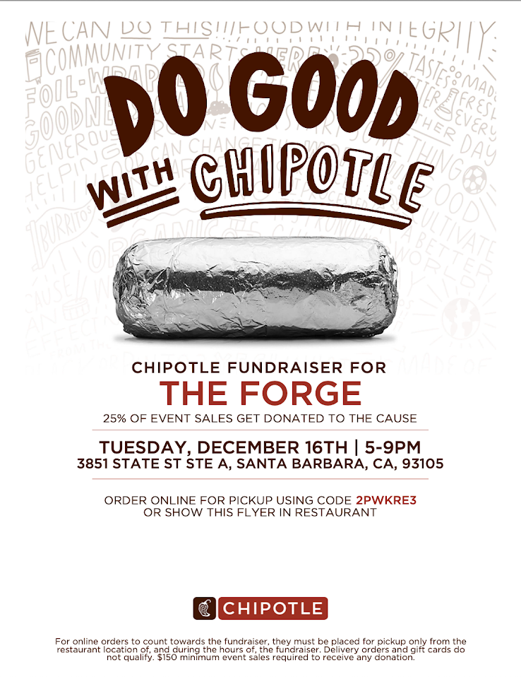 The Forge x Chipotle Fundraiser