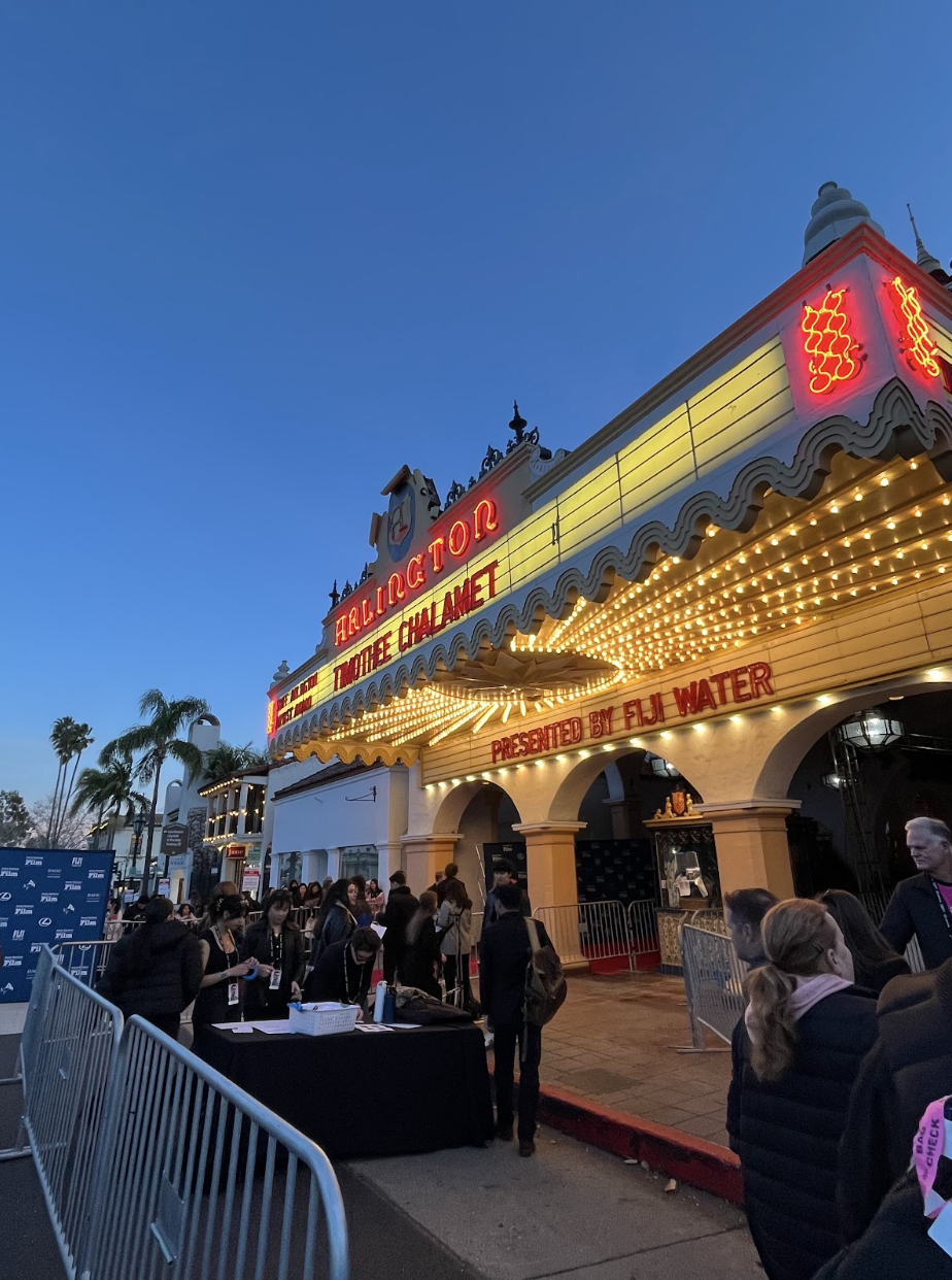 The press and fans line up to see Timothee Chalamet at SBIFF 2025, Image Credit: Avalon Scheim