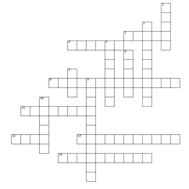 Crossword and Sudoku Answer Key