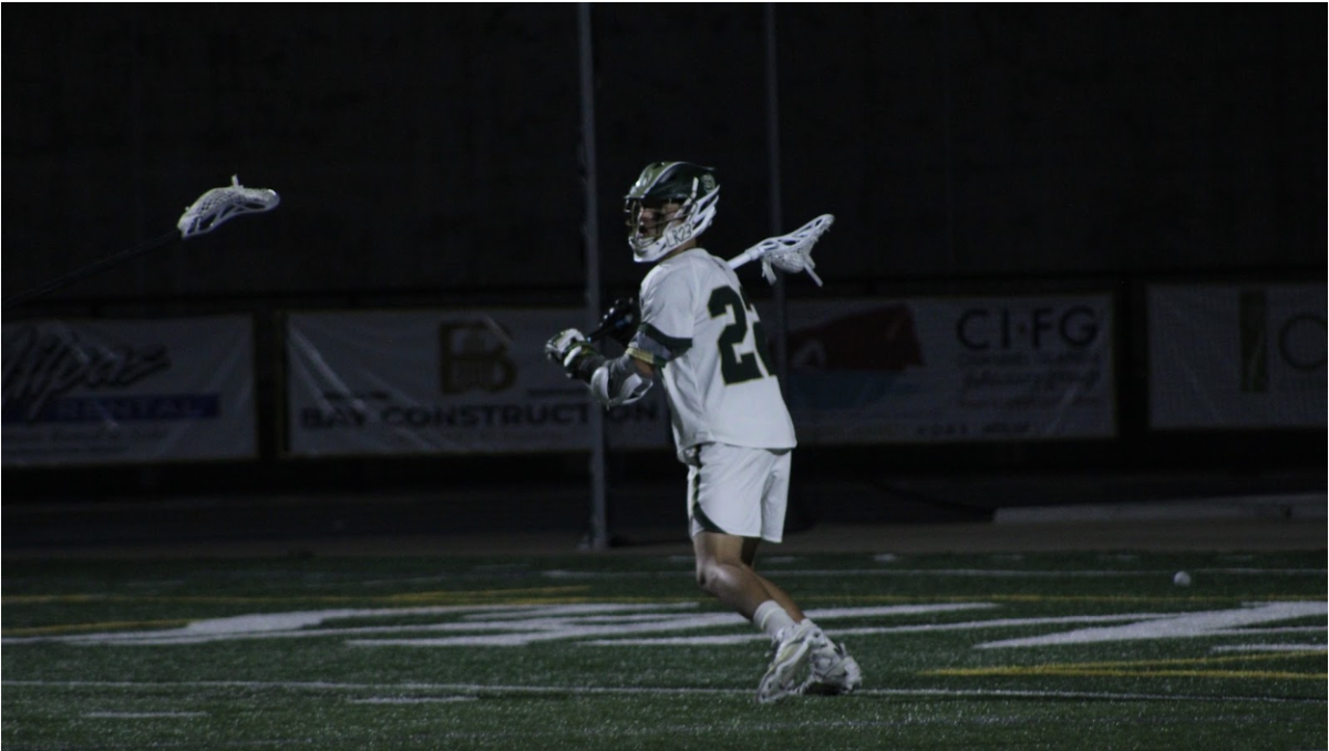 Adam Stern leaps for the ball.
Image Credit: Hailey Welch 