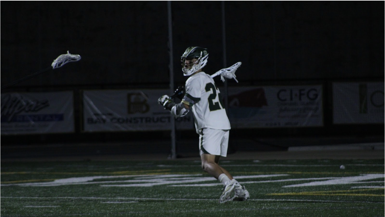 Adam Stern leaps for the ball.
Image Credit: Hailey Welch 