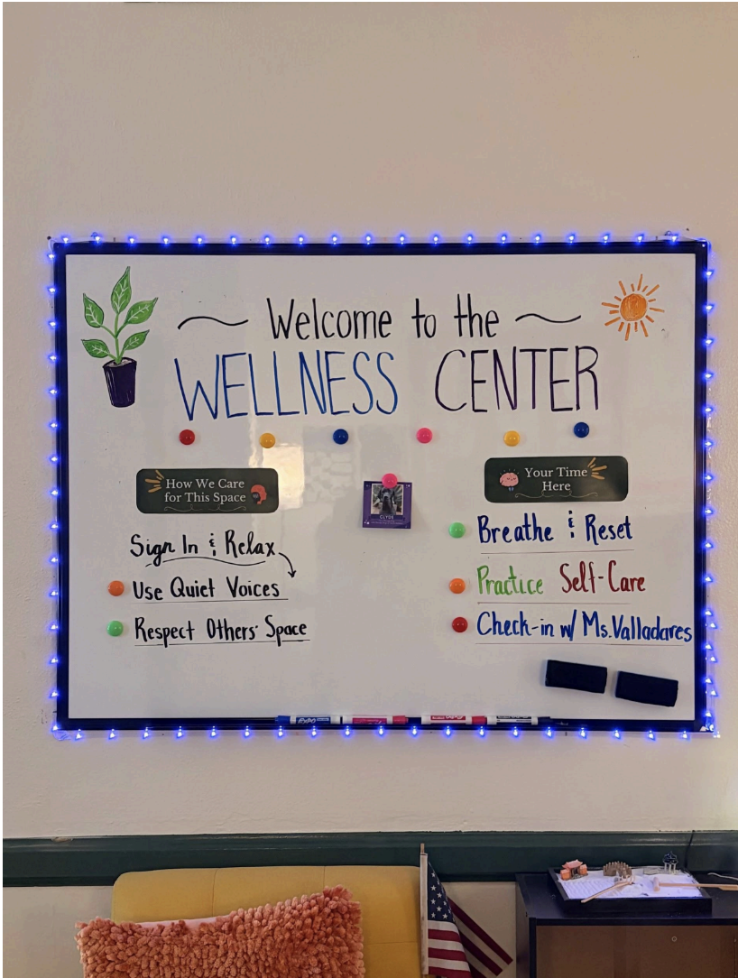 The SBHS Wellness Center welcomes students
Image credit: Kate Hashbarger