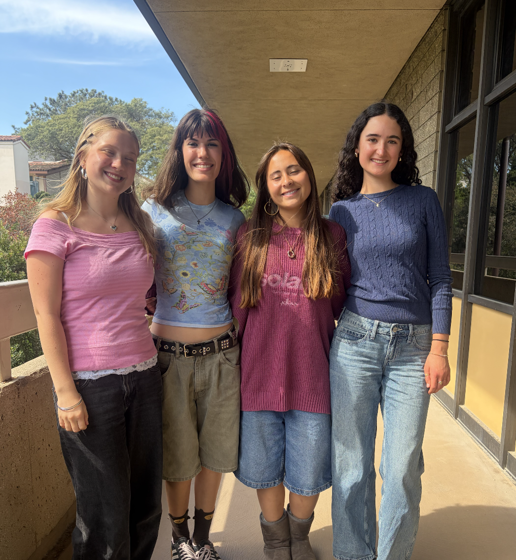 Image of new Forgers 
Left to right: Annabelle Tiller, Jordan Volz, Madeleine Savellano, Kate Hashbarger 
Image credit: Amelie Gridley 