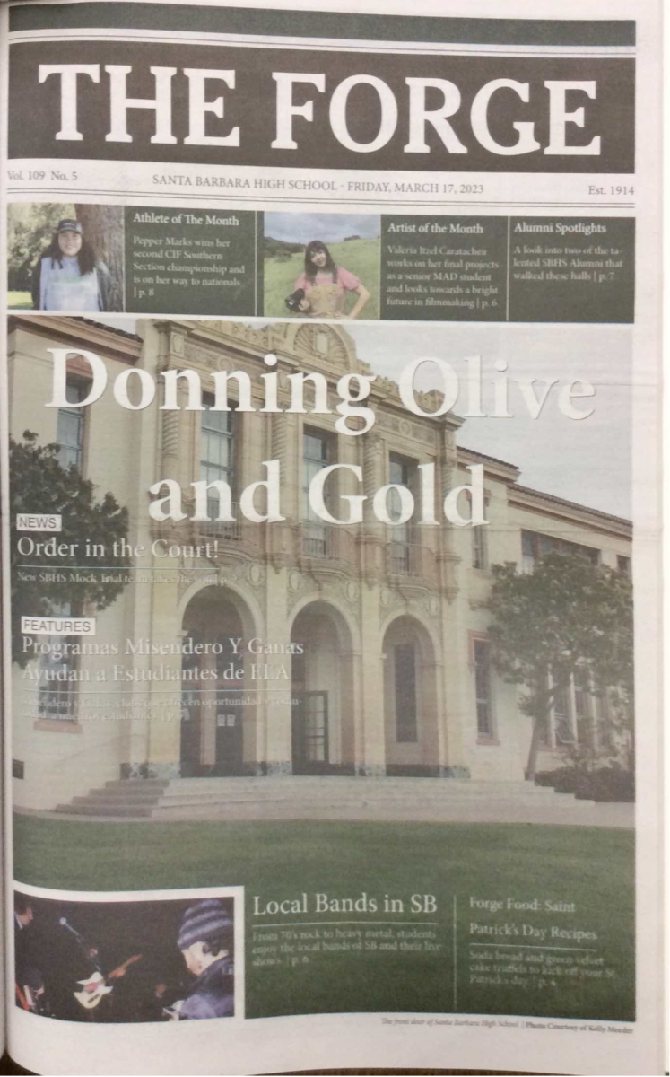 Donning Olive And Gold