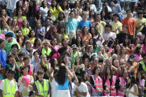 Student Section on Fri, Sep 19. The Dons beat the Royals 60-0. Image Credit: Ethan Maday