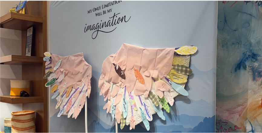 A banner at the Grace Fisher Foundation. Image credit: Amelie Gridley 